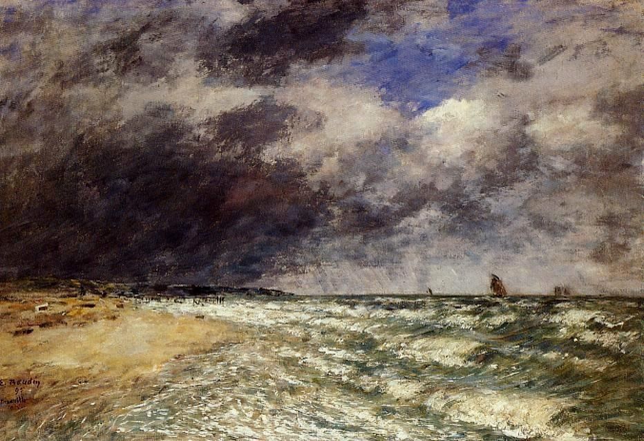 Eugene Boudin A Squall from Northwest